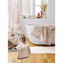 Altobuy 3663738071246 serviette de bain Coton Gris - Vue supplémentaire 4