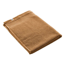 Emma - Tapis de Bain 50x70cm en Coton Bio Coloris Camel - Marron