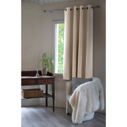 Altobuy - keeper - Rideau Thermique Occultant 140x180cm Coloris Pampa - Greige