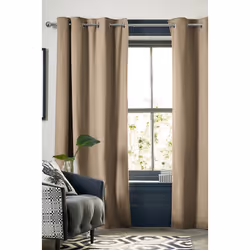 Altobuy - keeper - Rideau Thermique Occultant 280x260cm Coloris Lin - Beige