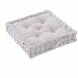 SOPHIE - Coussin de Sol 50x50cm Coton Coloris Nuage