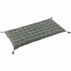 SOPHIE - Matelas de Sol avec pompons 60x120cm Coton Coloris Romarin
