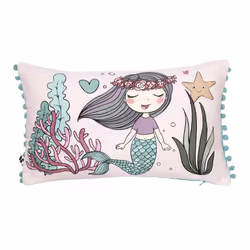 Altobuy 3663738072496, Rose, Rectangulaire, Coussin décoratif