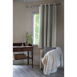 Altobuy - darker - Rideau Occultant 140x180cm Coloris Gris clair - Gris
