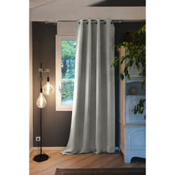 Altobuy - darker - Rideau Occultant 140x260cm Coloris Gris clair - Gris