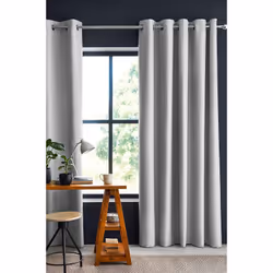 Altobuy - darker - Rideau Occultant 140x260cm Coloris Gris clair - Gris