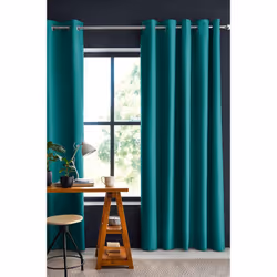 Altobuy - darker - Rideau Occultant 140x260cm Coloris Canard - Bleu