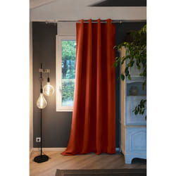 Altobuy - darker - Rideau Occultant 140x260cm Coloris Terracotta - Terracotta