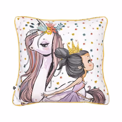 Altobuy 3663738073042, Blanc, Carré, Coussin décoratif
