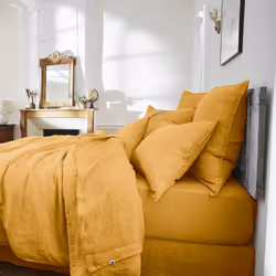 Altobuy MARGAUX Jaune 60 x 60 cm Lin