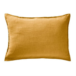 Altobuy 3663738073141 Taie d'oreiller Jaune 50 x 70 cm Lin