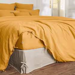 Altobuy 3663738073202 housse de couette Jaune Lin 240 x 220 cm