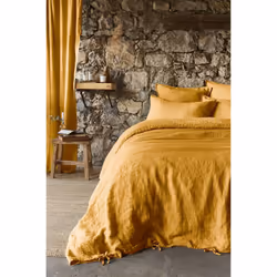 Altobuy 3663738073202 housse de couette Jaune Lin 240 x 220 cm