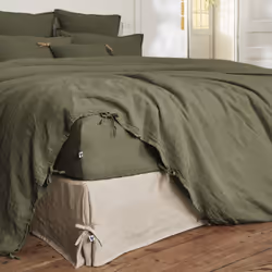 Altobuy 3663738073219 housse de couette Vert Lin 240 x 220 cm