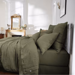 Altobuy 3663738073219 housse de couette Vert Lin 240 x 220 cm - Vue supplémentaire 4