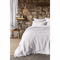 Altobuy 3663738073233 housse de couette Blanc Lin 260 x 240 cm