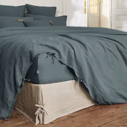 Altobuy 3663738073257 housse de couette Bleu Lin 260 x 240 cm