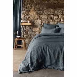 Altobuy 3663738073257 housse de couette Bleu Lin 260 x 240 cm
