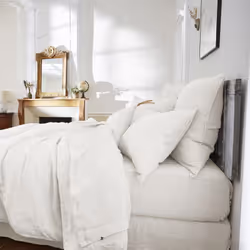 Altobuy 3663738073417 drap de lit 180 x 200 cm Eponge Lin
