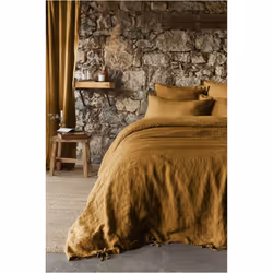Altobuy 3663738073516 housse de couette Marron Lin 240 x 220 cm
