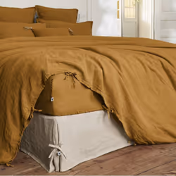 Altobuy 3663738073530 housse de couette Marron Lin 260 x 240 cm