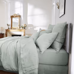Altobuy 3663738073608 drap de lit 180 x 200 cm Eponge Lin
