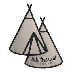 Altobuy - rando - Coussin Déhoussable 37,5x50cm Coton Forme Tipi - Gris