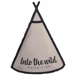 Altobuy - rando - Coussin Déhoussable 37,5x50cm Coton Forme Tipi - Gris