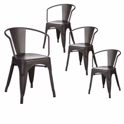 Altobuy 3663738119603, Métal, Gris, Charbon de bois, Métal, Métal, Intérieure, Lucy