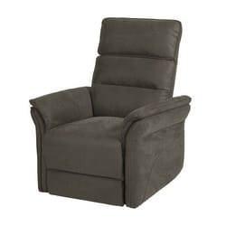 ROBINSON - Fauteuil Relax Electrique Releveur Tissu Gris Foncé