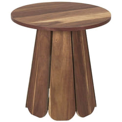 LYLIAN - Table d'appoint en MDF Plaquage Acacia