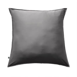 DALIA - Taie d'Oreiller 63x63cm 100 % Viscose de Bambou Granit