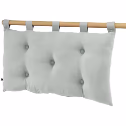 OUREA - Coussin de Tête de Lit avec Passants 50x80cm Gaze de Coton Eucalyptus
