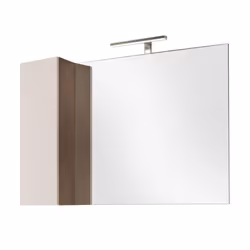 ARTURO - Ensemble meuble vasque 110cm + colonne beige et aspect bois Mercure - Vue supplémentaire 2