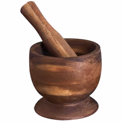 Mortier de Cuisine Ø12cm avec Pilon en Acacia Massif