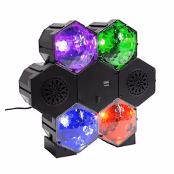 Enceinte Projecteur Disco 4 Spots