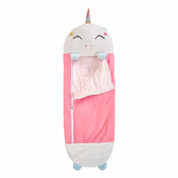Altobuy Doddy Enfants Sac de couchage rectangulaire Polyester Rose, Blanc - Vue supplémentaire 4