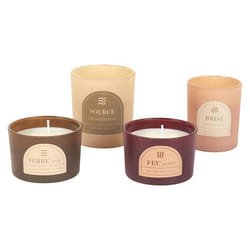 Altobuy - Coffret 4 Bougies Parfumées Senteurs Naturelles