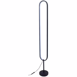 Lampe LED Ovale sur Pied H120cm Eclairage Blanc Chaud