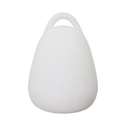 Lampe Sans Fil Blanche Intérieur/Extérieur Poignée Intégrée Eclairage Multicolore avec Télécommande