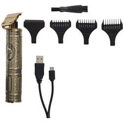 Kit Tondeuse de Précision Sans Fil pour Barbe et Cheveux 6 Accessoires