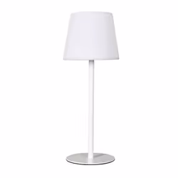 Lampe nomade dextérieur blanc rechargeable USB avec 3 niveaux éclairage