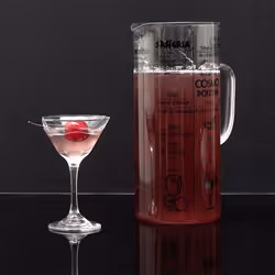 Pichet 2l En Verre Transparent Gradué Avec 6 Recettes De Cocktails Intégrées - Vue supplémentaire 2