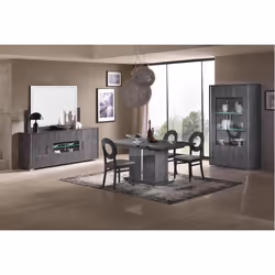 Altobuy 3663738203227 Présentoir Gris, Charbon de bois