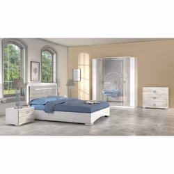 Altobuy 3663738203609 Table de nuit et table de chevet 2 tiroir(s) Blanc