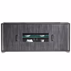 DAISY - Ensemble Séjour Table + Buffet + Vitrine