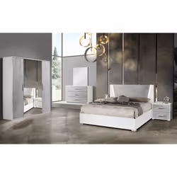 Altobuy 3663738205481 Table de nuit et table de chevet 2 tiroir(s) Gris