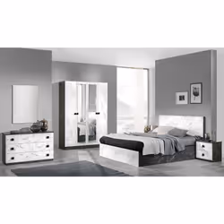 Altobuy 3663738206556 Table de nuit et table de chevet 2 tiroir(s) Blanc