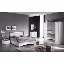 Fadily - Commode 3 Tiroirs Laquée Blanc