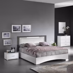 Fadily - Commode 3 Tiroirs Laquée Blanc